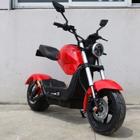 Moto électrique Citycoco avec moteur 3000W, batterie au lithium, pneus larges, châssis en alliage d'aluminium, vitesse 25 km/h et haut-parleur Bluetooth