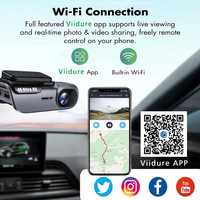 Caméra embarquée 4K haute définition avec Wi-Fi, vision nocturne, enregistrement en boucle et capteur G, garantie 1 an