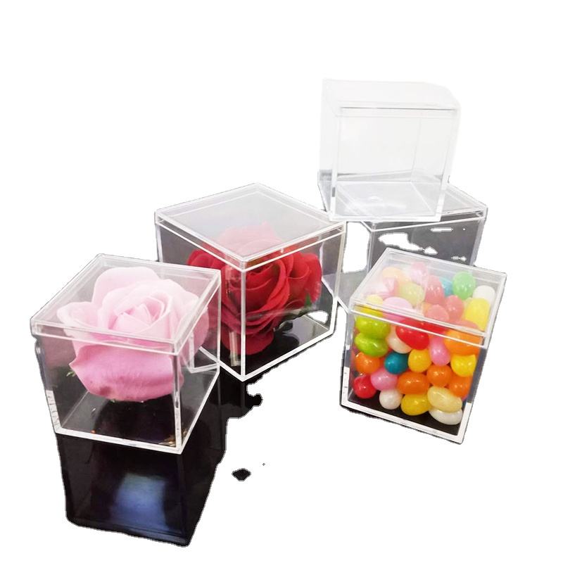 Keadic Lot De 33 Boîtes Carrées Transparentes Avec Ruban