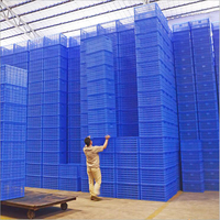 Boîte de transport et de stockage rectangulaire en plastique, caisse, panier, bac de manutention