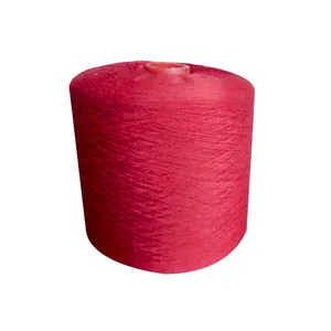 100% Polyester Spun Yarn 40/2 Raw White Color Polyester Sewing Thread Yarn