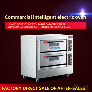 Cucina ristorante professionale in acciaio inox forno a Gas 2 piani 2 vassoi <span class=keywords><strong>Pizza</strong></span> <span class=keywords><strong>torta</strong></span> <span class=keywords><strong>e</strong></span> pane forno elettrico - Product Image 4