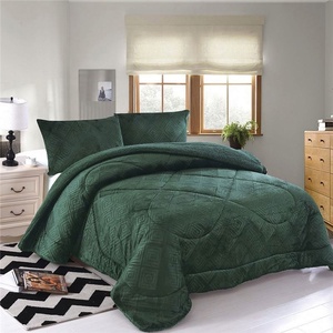 Edredones hechos a mano, juego de cama de tamaño King de hotel floral de lujo impreso, mantas de lino para invierno, cama doble de <span class=keywords><strong>8</strong></span> <span class=keywords><strong>kg</strong></span> - Product Image 4