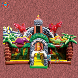 Castillo Inflable Gigante de PVC con Diseño de Dinosaurio Jurásico, Ecológico, con Garantía de 3 Años para la Diversión - Product Image 4