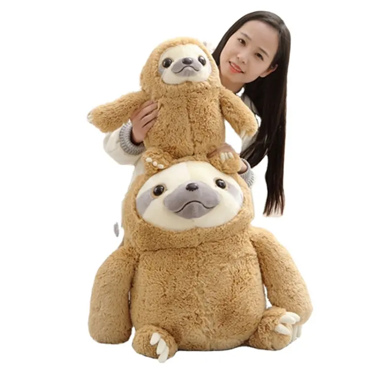 Creative Cute Doll Catching Machine Sloth Short Plush Toys Children Christmas Birthday Gift
