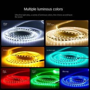 Bande LED flexible 3mm mince haut de gamme DC24V COB avec interrupteurs inductifs pour miroir et décoration intérieure - Product Image 4