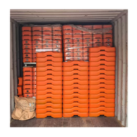Pieds de clôture portables en plastique en gros d'usine Pieds de base en plastique de clôture temporaire avec béton