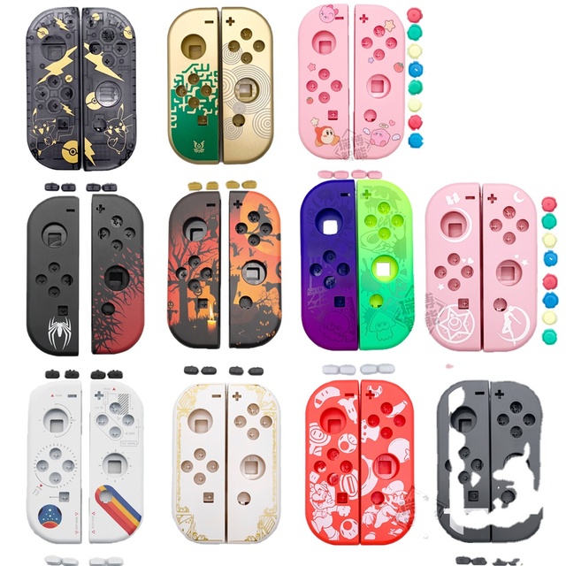 For Joycon Left and Right Controller Shell Replaced with Carcassa Cover Shell Customized for Nintendo Switch Joycon Shell OLED