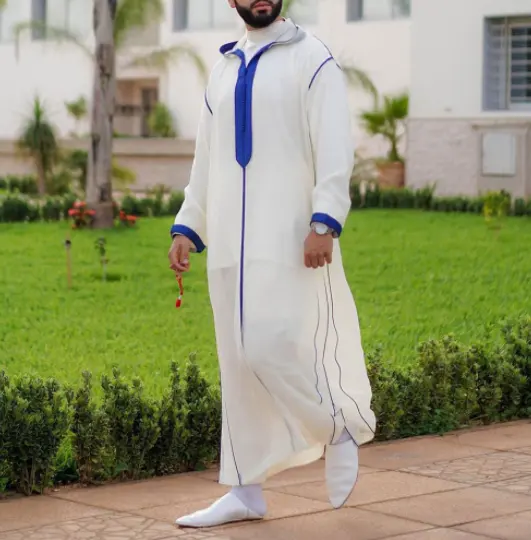 Abaya de Thobe musulmán para hombre, venta al por mayor, barato