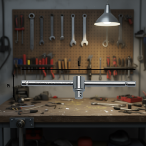 240 3/4 N Wrench <b>Extension</b> Bar For <b>Socket</b> Tools L Length A Diameter - Product Image 3