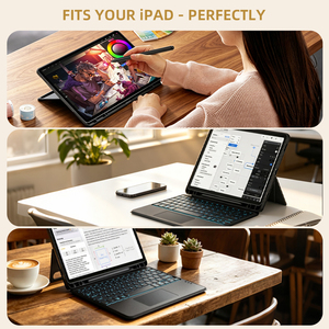 Disponibile per <span class=keywords><strong>Samsung</strong></span> <span class=keywords><strong>Galaxy</strong></span> Tab S10+ 12.4 " <span class=keywords><strong>Tastiera</strong></span> Magic con Retroilluminazione RGB a 7 Colori, Custodia <span class=keywords><strong>Tastiera</strong></span> Staccabile per Tablet - Product Image 3