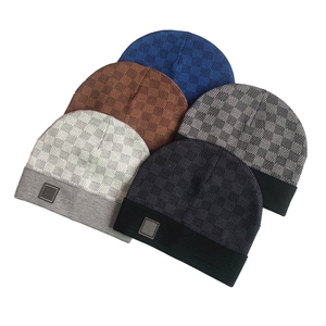 Chapeau <span class=keywords><strong>en</strong></span> <span class=keywords><strong>laine</strong></span> mélangée avec logo brodé personnalisé, <span class=keywords><strong>bonnet</strong></span> <span class=keywords><strong>en</strong></span> peluche tricoté, chaud pour l'hiver, voyage, plage, pour hommes et femmes - Product Image 2