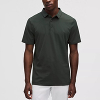 Polo de golf décontracté, coupe ajustée, anti-transpiration, extensible dans les 4 sens, respirant, séchage rapide