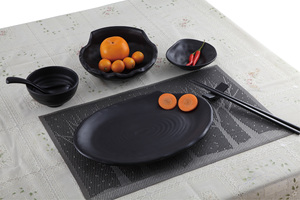 Assiettes à sushi carrées en mélamine, plats de service pour aliments, plateaux à dessert, plats pour restauration <span class=keywords><strong>rapide</strong></span> - Product Image 3