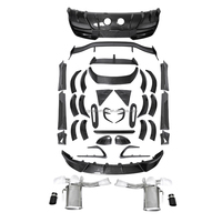 Accessoires de voiture, kit carrosserie en fibre de carbone sèche pour Aston-Martin DBX, mise à niveau vers le style M, pièces de pare-chocs de voiture, spoiler, kit carrosserie
