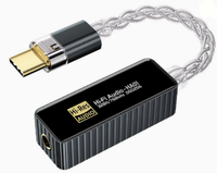 Boîtier en aluminium DAP-H PRO Hi Res DAC, amplificateur pour casque, sortie audio Type C vers 3,5 mm, taille de poche, adaptateur de décodeur HiFi portable