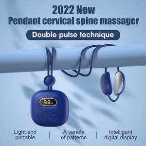 Masajeador de cuello corporal con colgante de compresa caliente eléctrica inalámbrica inteligente, Mini masajeador de cuello de hombro inteligente de pulso automático portátil - Product Image 4