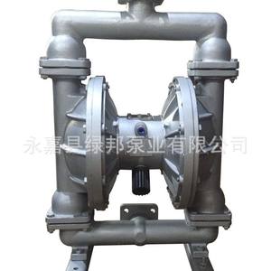 Pompe à diaphragme pneumatique en acier inoxydable Yongjia QBY/K-80 (304), résistante aux acides et aux alcalis, pour applications chimiques - Product Image 1