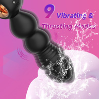 Vibrateur anal télescopique sans fil avec télécommande, jouets sexuels pour femmes, gode anal, masseur de prostate pour hommes, buttplug