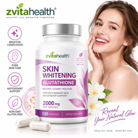 Capsules de beauté antioxydantes blanchissantes pour la peau au collagène et au glutathion, marque privée, pour adultes