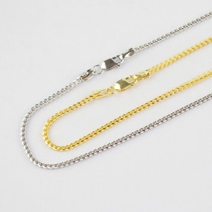 गैर-तिरनिश फैशन गहने थोक विक्रेताओं 1.5 मिमी 1.8 मिमी सोने की प्लेटेड <span class=keywords><strong>s925</strong></span> इटैली चांदी हार खोखला जाल बुना हुआ चेन - Product Image 1