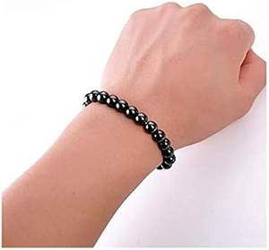 Bio Magnetic Jewelry New Style Armband Obsidian Magnet Schwarz Achat Hämatit Gewebtes Armband Schmuck Geschenk Großhandel für Männer Frauen - Product Image 2