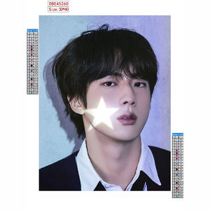 Peinture au diamant KPOP Bangtan Boys <span class=keywords><strong>JIN</strong></span> 5D JUNGKOOK JIMIN <span class=keywords><strong>JIN</strong></span> SUGA V <span class=keywords><strong>RM</strong></span> JHOPE 5D Peinture au diamant Décoration intérieure - Product Image 2