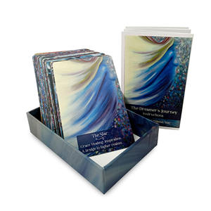 Paquete de tarjetas de oráculo curativo de Chakra de autodescubrimiento, 78 piezas por juego con logotipo personalizado de guía y material de papel de servicio de diseño - Product Image 3