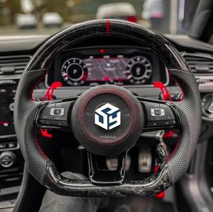 Volant <span class=keywords><strong>sport</strong></span> en cuir avec palettes de commande pour Volkswagen R <span class=keywords><strong>Line</strong></span> Golf Lingdu Magotan Sagitar Lavida Bora Pa - Product Image 5