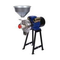 Multifunctionele droge & natte elektrische graanmolenmachine voor rijstmeel, maïs, sojamelk, pinda's; geschikt voor winkels en huishoudens.