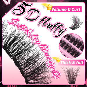 Extensions de <span class=keywords><strong>cils</strong></span> <span class=keywords><strong>individuels</strong></span> segmentés 80D DIY, <span class=keywords><strong>cils</strong></span> en cluster deux-en-un, épaisses et denses, 10 rangées, grande capacité - Product Image 3