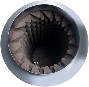 Silenciador de conducto de acero galvanizado-Aislamiento acústico de calibre pesado para ventiladores de sala de cultivo de silenciamiento de cilindros de 5 "/6" y sistemas HVAC - Product Image 5