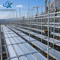 Planche de chantier en acier galvanisé à chaud Q235 - Plateforme de construction robuste pour système Ringlock Cuplock