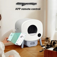 Litière automatique intelligente OEM pour chat, toilette autonettoyante, inodore, facile à nettoyer, soins électriques pour animaux de compagnie