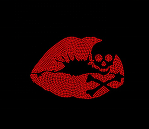 ลายลิปสติกสีชมพูแบบรีดติดด้วยความร้อนสำหรับเสื้อสไตล์ Blang - Product Image 3