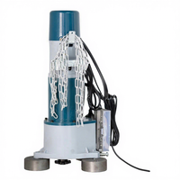 Moteur de volet roulant électrique moderne AC800kg, construction en alliage d'aluminium, batterie de secours, télécommande pour portes roulantes de magasin