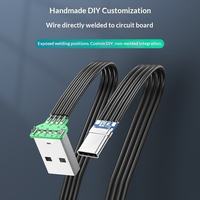 Câble USB Type-C 2.0 plat en silicone, double connecteur coudé, conducteur en cuivre, pour téléphones portables, ordinateurs et tablettes – Nouveauté 2026, Vente Flash