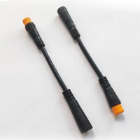 Vélo électrique vélo bafang mi moteur 3pin câble d'extension étanche 8fun levier de frein câble de mise hors tension