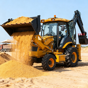 Máy xúc lật hạng nặng với đường ray rộng cho lực kéo tốt hơn trên đị<span class=keywords><strong>a</strong></span> hình mềm hoặc không bằng phẳng - Product Image 1