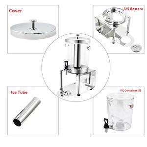 Distributeur de boissons gazeuses à jus commercial Tour de bière Distributeur de boissons à <span class=keywords><strong>cocktail</strong></span> avec support - Product Image 3