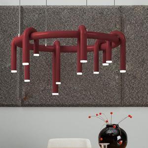 <span class=keywords><strong>Suspension</strong></span> LED industrielle américaine en fer forgé <span class=keywords><strong>rouge</strong></span> bordeaux, hauteur réglable, économe en énergie, pour <span class=keywords><strong>cuisine</strong></span> et projets de <span class=keywords><strong>suspension</strong></span> domestiques - Product Image 4