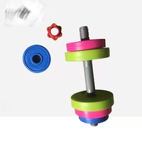 Équipement d'exercice de musculation réglable, ensemble d'haltères de jouets d'entraînement musculaire pour enfants