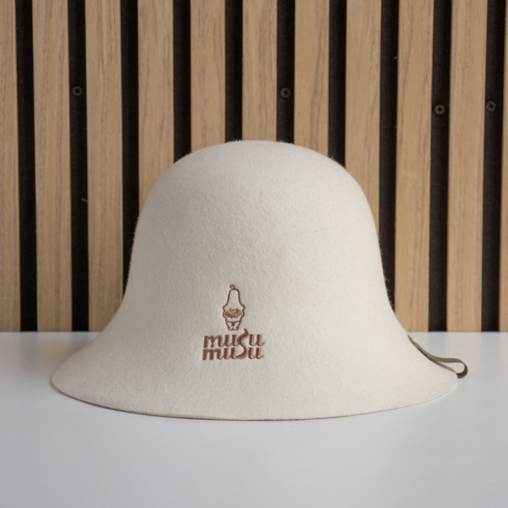 High Quality Luxury Custom Color Natural Organic 100% Merino Wool Eco-Friendly Soft Reusable Sauna Hat Spa Caps Banya