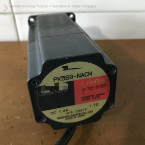 มอเตอร์สเต็ปปิ้งมอเตอร์มือสอง รุ่น Pk569-nacm จัดส่งโดย DHL สินค้าใหม่แท้ มีสต็อกพร้อมส่ง สำหรับระบบอัตโนมัติในอุตสาหกรรม ใช้กับ PLC ของ Pac - Product Image 1
