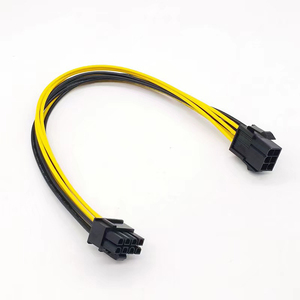 Câble adaptateur d'alimentation PCIe 6 broches vers 8 broches, convertisseur PCI-e 6 broches femelle vers 8 broches mâle pour carte graphique GPU - Product Image 1