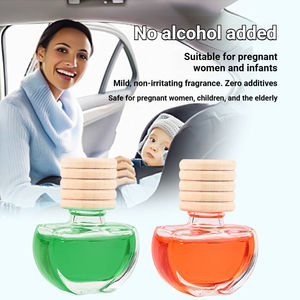 Nouveauté Diffuseur de parfum pour voiture en verre de luxe Huile essentielle Parfum intense Longue durée Portable Sans électricité - Product Image 3