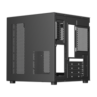 AntarcChill New Design Vertical Tempered Glass Pc Case Black CPU Gamer Tower Cabinet Chassis for Gaming Computer