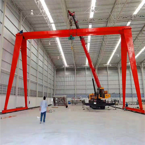 Grúa Pórtico Portátil Sencilla de Alta Calidad de 10 Toneladas, Elevador de Carga de 6M-12M con Control Remoto Eléctrico Montado sobre Riel - Product Image 5