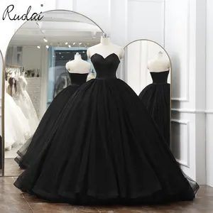 LWB3008 Gorgeous Sweetheart Sleeveless Tulle Evening Dress Sequined Ruffles Ball Gown Party Gowns