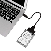 Adaptor Hard Drive Eksternal USB 3.0 Tipe C Adaptor SATA USB SATA 3 Konverter Kabel Data untuk Komputer HDD SSD Tembaga Murni